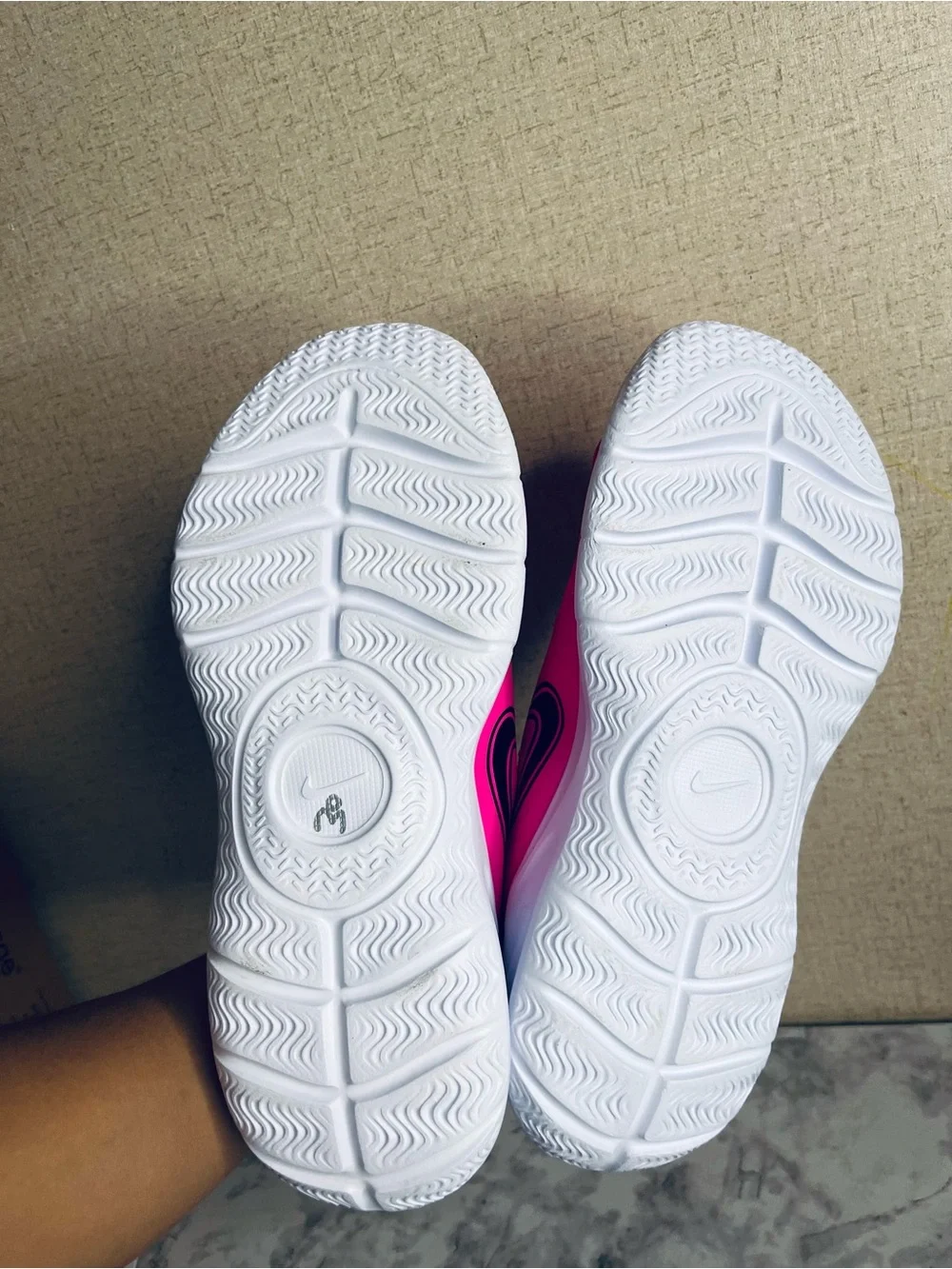 Nike Kids' Pink Slip-On Athletic Shoe